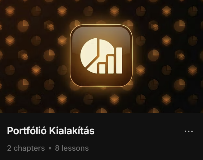 Portfólió kialakítás modul borító