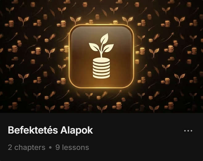 Befektetési alapok modul borító