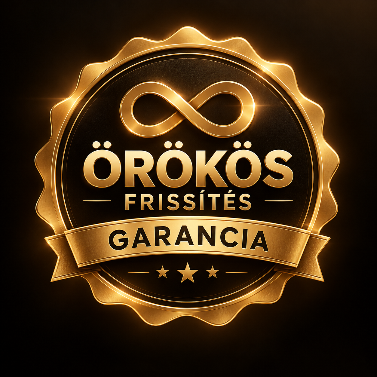 Örökös Frissítési Garancia jelvény